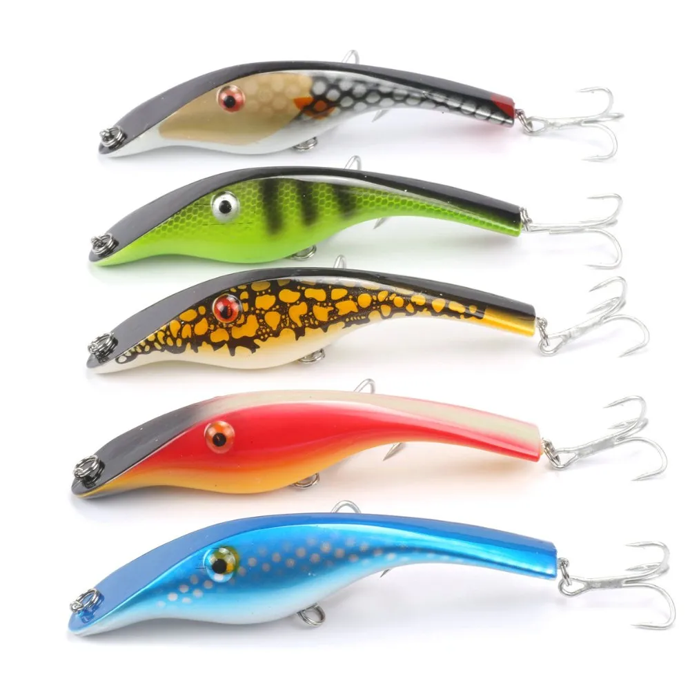 5pcs Zalt MUSKY MUSKIE PIKE RARE 5" PIGLET PIG JERK BAIT FISHING Lure