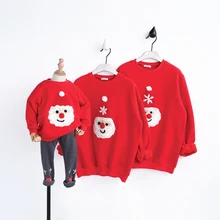 Family matching clothes christmas pajamas family look sweaters mother and daughter clothes father son family matching outfits