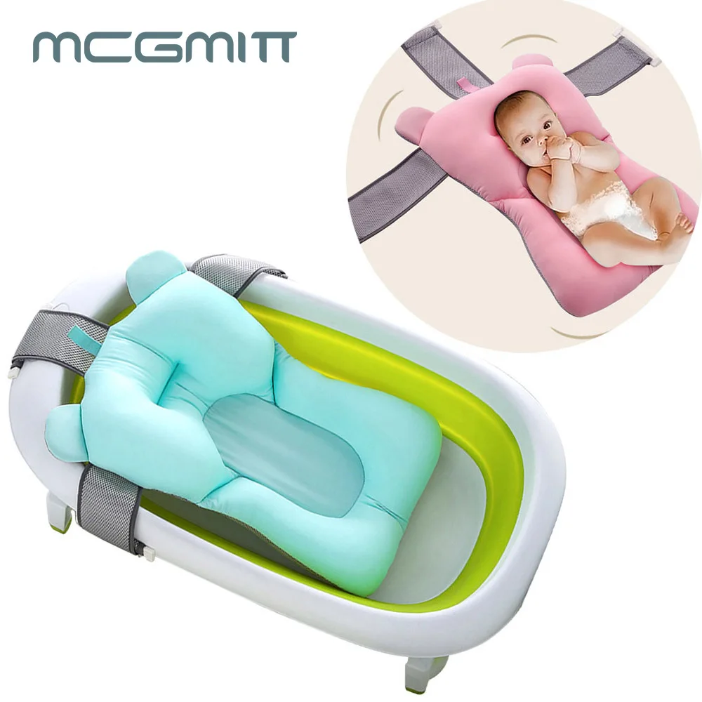 Cena TYRY. HU 1 pc dziecko prysznic mata do kąpieli poduszki przenośny noworodek bezpieczeństwa krzesełko do kąpieli wsparcie bezpieczeństwa miękkie antypoślizgowe mata łazienkowa