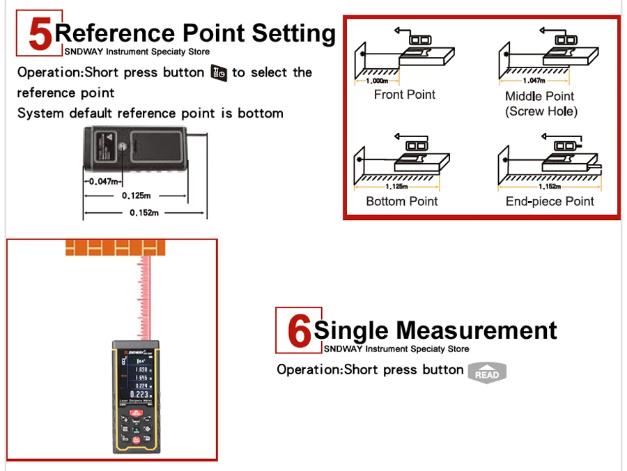 Camera laser distance meter details (8)