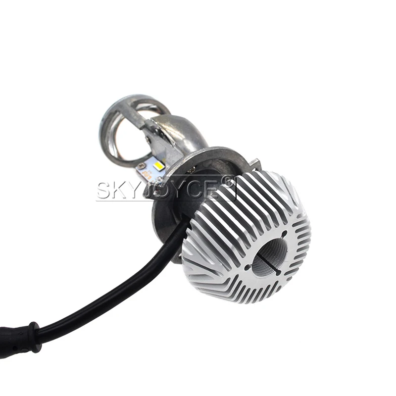 SKYJOYCE 35W 70W Mini H4 LED Projector Lens Bulb Car Styling LHD RHD H4 High Low Beam 12V24V 5500K White Car LED Headlight H4 (4)