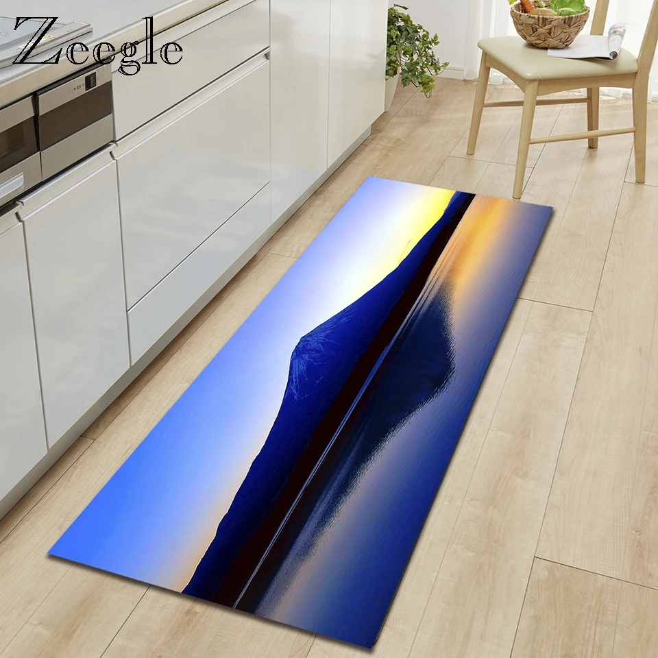 

Zeegle Anti slip Water Absorption Doormat Outdoor Microfiber Doormat Carpet for Kitchen Bathroom Toilet Rug Porch Door Mats