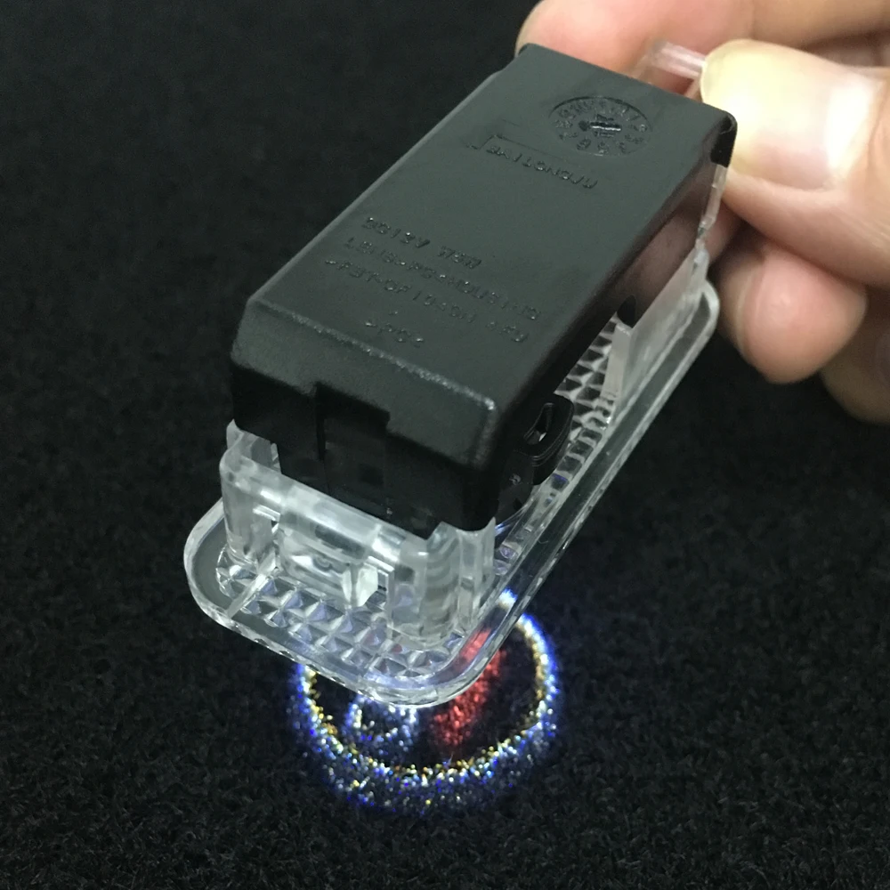 

2pcs LED Courtesy Light for AUDI A6 C6 C7 A3 A7 A4 B5 B6 B7 B8 A5 C5 A8 Q3 Q5 Q7 A1 V8 8V 8L 8P R8 Car Door Audi Logo Light