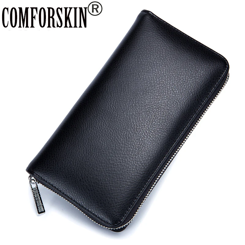 

COMFORSKIN Brand New Arrivals Large Capacity Card Wallets Hot Sales Multi-function RFID Unisex Credit Card Holders Card Case