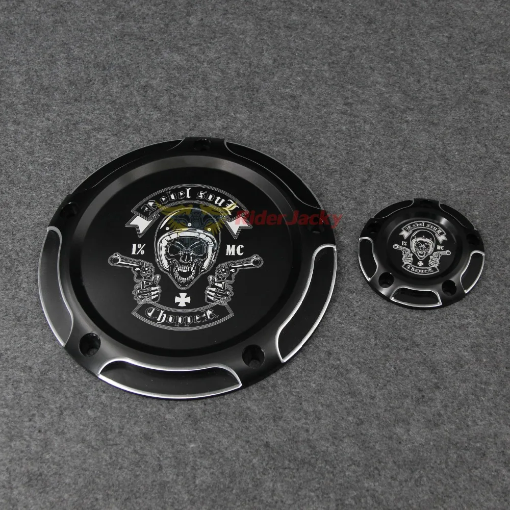  CNC Derby Cover Timing Timer Cover For Harley Touring Road King 99-15 Softail Fat Boy Heritage 99-l