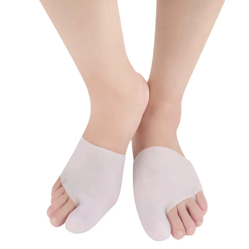 

2Pcs Silicone Insoles Hallux Valgus Separator Plantar Bunion Toe Corrector Soft Professional Correctors Big Toe Protector