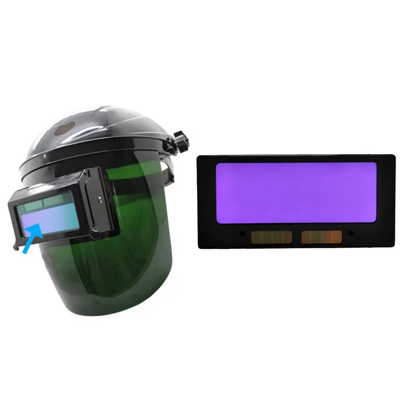 

1Pcs Solar Auto Darkening Welding Helmet/Mask/Welder Cap/Welding Lens/Eye Mask Lens DIN3 - DIN11 Filter Shade