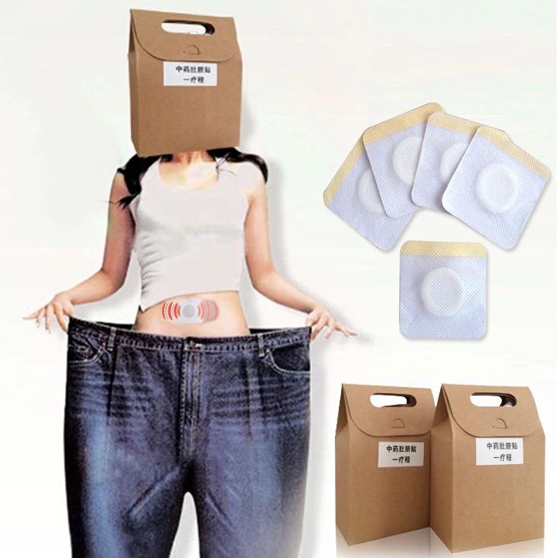 40pcs Effective Slimming Navel Paste Fat Magnet Stickers Lose font b Weight b font Burning Fat