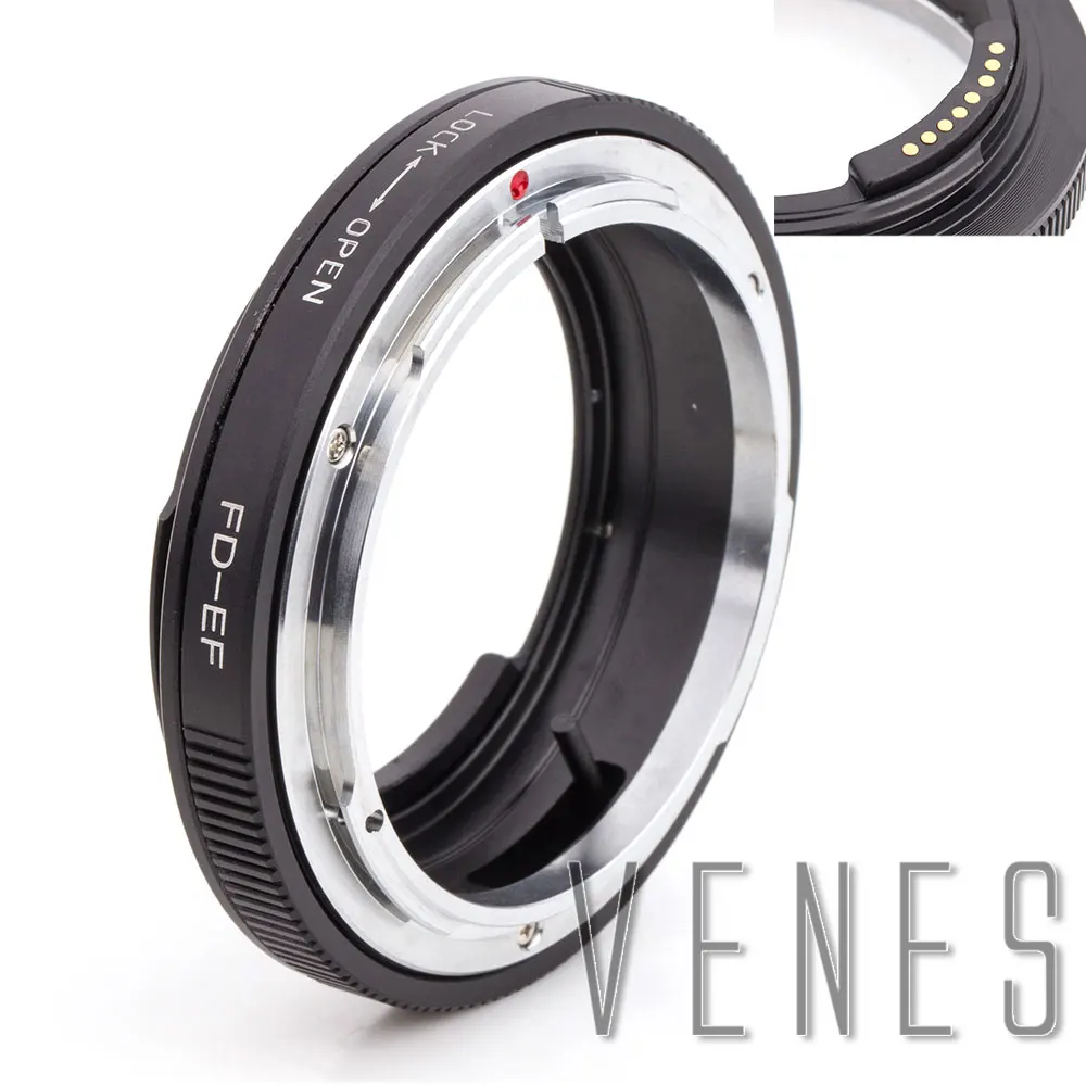 Venes Per Fd-Eos Ge-1 Macro Af Conferma Mount Lens Adapter-Vestito Per Canon Fd Mount Lens Per Canon Eos Macchina Fotografica 4000D/2000D/6D Ii