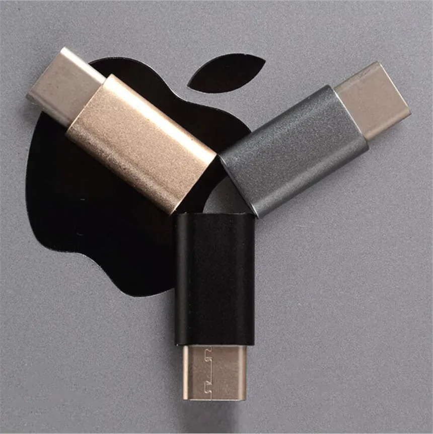 Алюминий Металлический micro usb 8 pin micro usb to usb 3,1 type C адаптер переходника разъема для MacBook oneplus 2 xiaomi nokia N1