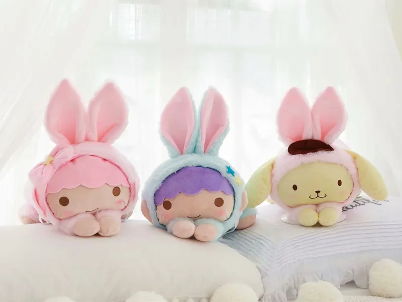 Милая 33 см моя мелодия Cinnamoroll Собака яичный желток пудинг собака Близнецы звезды