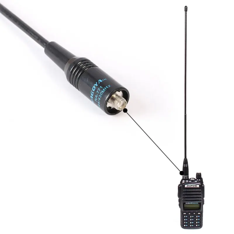 

1Pcs NA-771 Gain Antenna Baofeng Antenna Signal Extend NA771 SMA-F Universal Portable Radio UV-5R UV-82 BF-888S