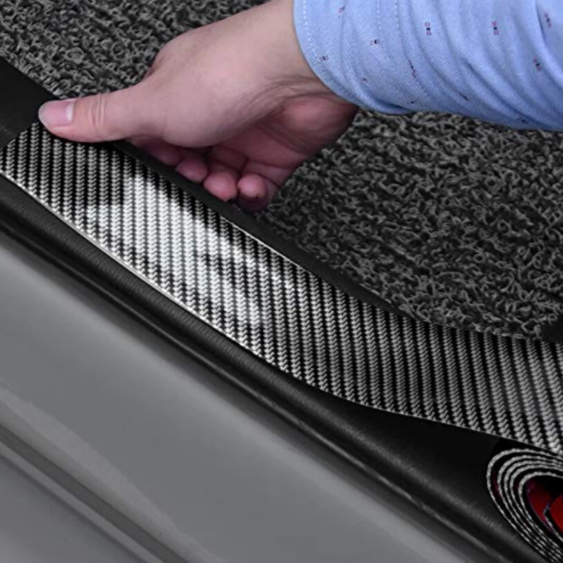 

5D Carbon Fiber oor Sill Protector for Cadillac ATS BLS CTS XT4 XT5 ATSL XTS STS SRX Escalade
