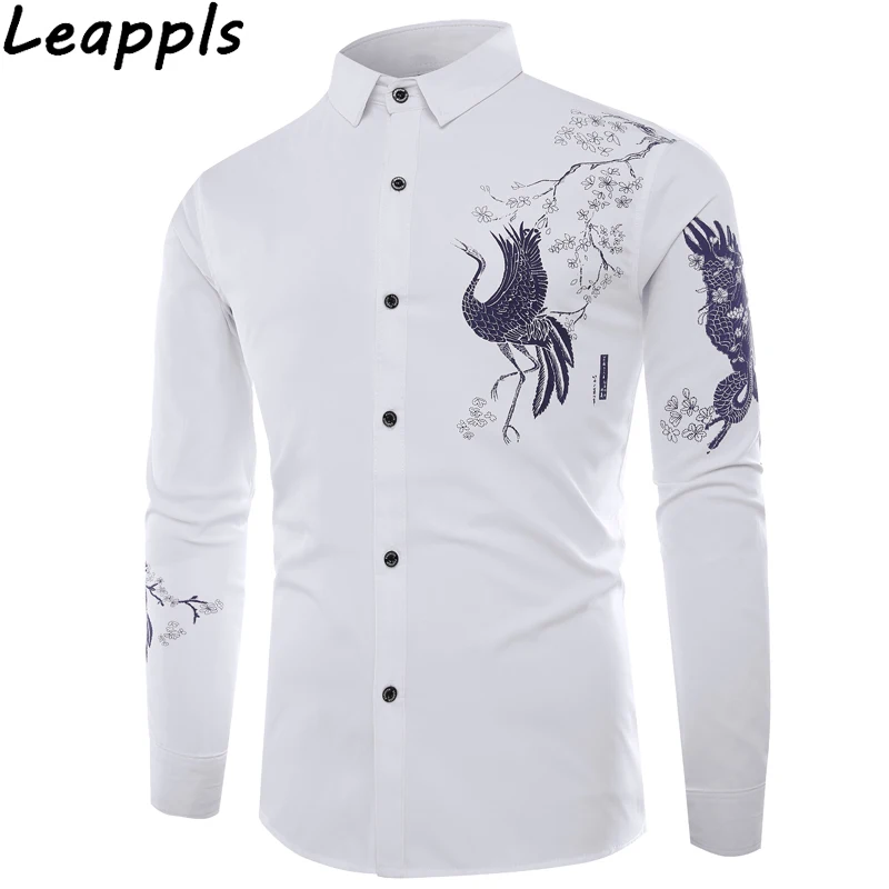 chinese style men's dress shirt