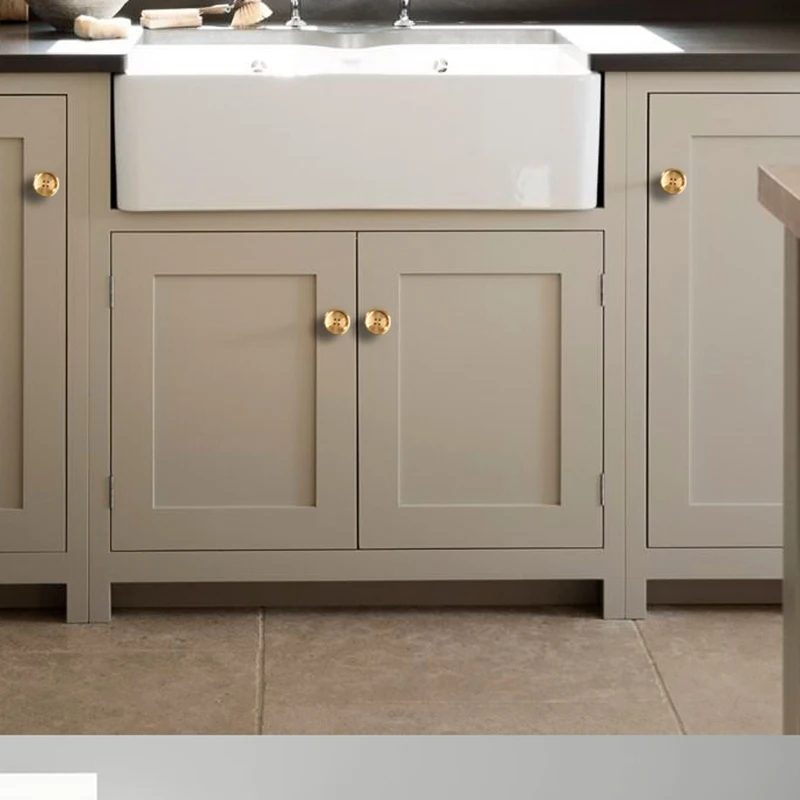 Современный Твердый латунный кухонный шкаф ручки матовый ящик шкаф золото тянет скандинавские Style-10Pack