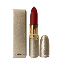 Высококачественные металлические матовые красные губные помады для макияжа, питательная губная помада, профессиональная косметика, стойкая водостойкая губная помада, Прямая поставка