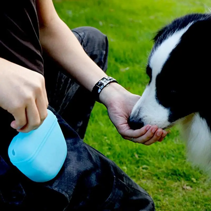 

Pet Training Silica Gel Pocket Silicone Dog Treat Bag Food Snack Pouch Haversack