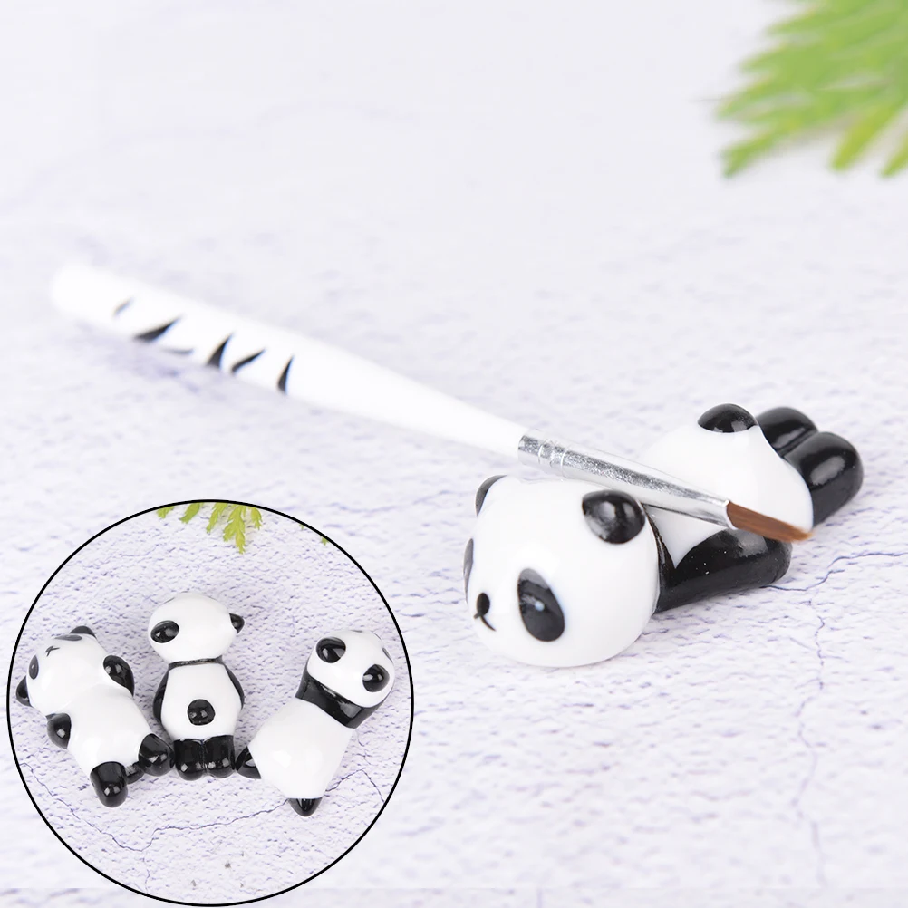 1 шт Милый Панда Маникюрный Инструмент для дизайна ногтей щетка для ...
