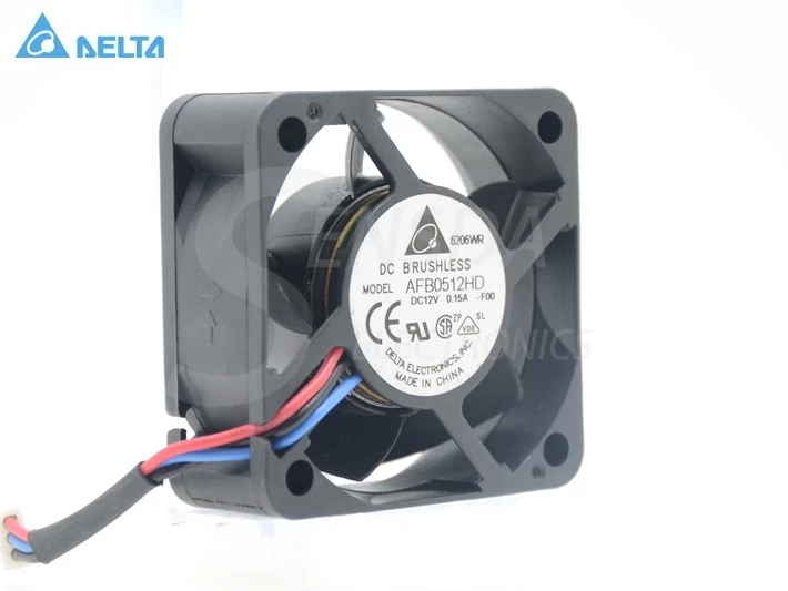 

Original for delta AFB0512HD -F00 12V 0.15A 5020 dual ball bearing cooling fan 50 * 50 * 20mm 3-pin