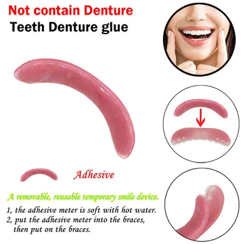 

Top Denture Teeth Glue Temporary Smile Comfort Fit Cosmetic Profissional Denture Adhesives 8.24