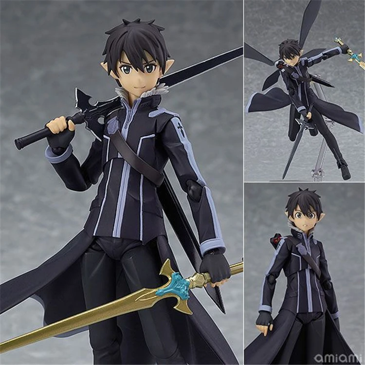 Аниме меч искусство онлайн Figma 289 Kirigaya Kazuto Kirito 264 Yuki Asuna ALO Ver ПВХ экшн фигурка модель