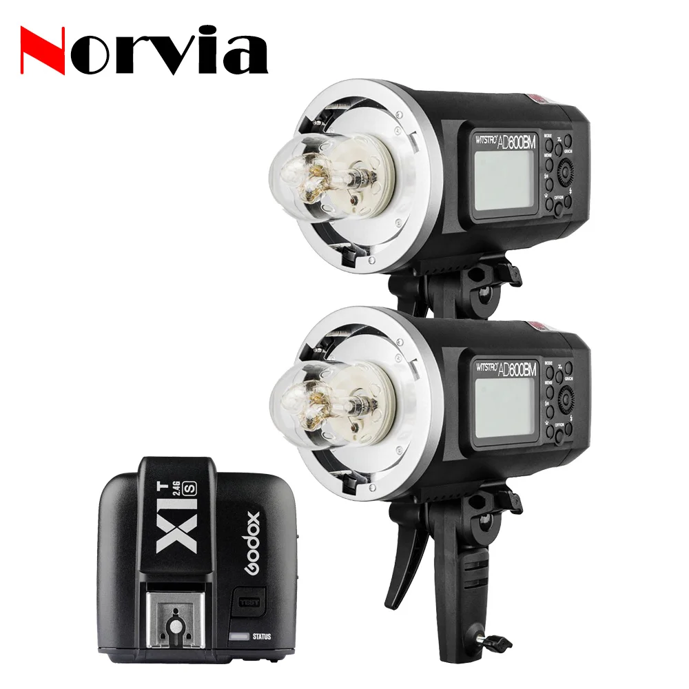 

2x Godox Wireless AD600BM Bowen Mount Manual X1T-S Transmitter Outdoor Camera Flash Light Speedlite For Sony A99 A7R A6000 A6300
