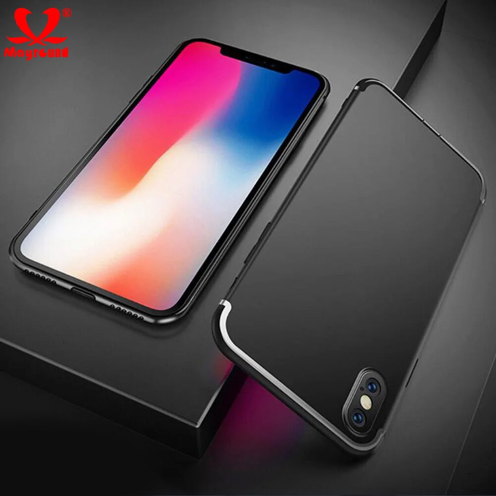 Силиконовый чехол для телефона iPhone XS Max защитный мягкий силиконовый корпус