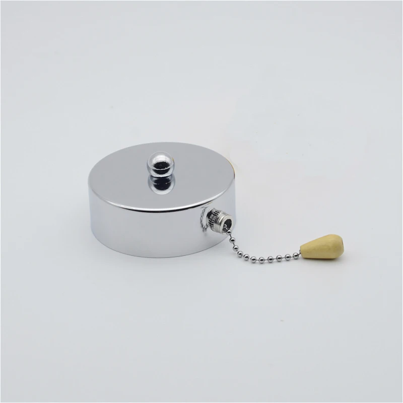 Выключатель настенный на молнии с бусинами и деревянной ручкой 5 см|wall pull switch|pull