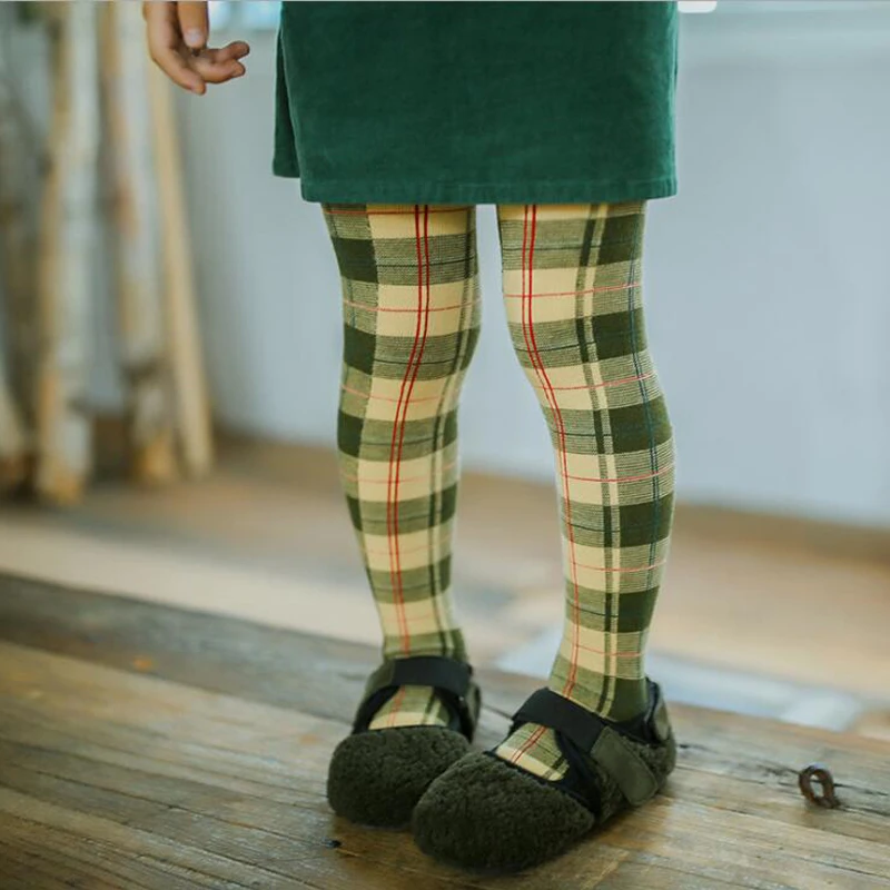 baby girl green tights