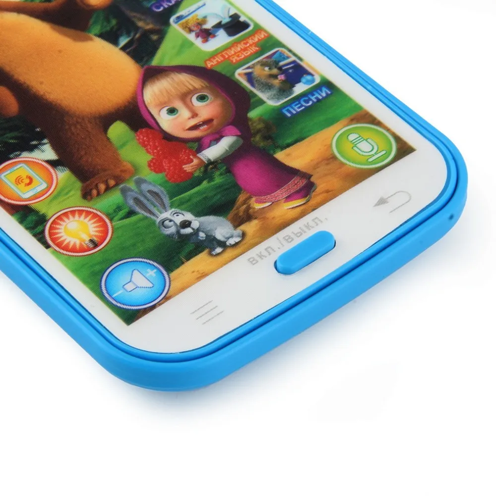 3 шт.. детский мобильный телефон симулятор музыкальный телефон сенсорный экран детская игрушка обучающая и обучающая модель русский язык