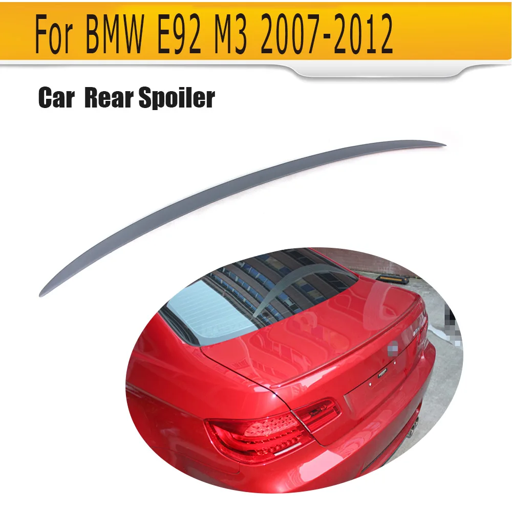 PU Неокрашенный Серый primmer автомобильный спойлер крыло для BMW E92 M3 2007 2012|car spoiler