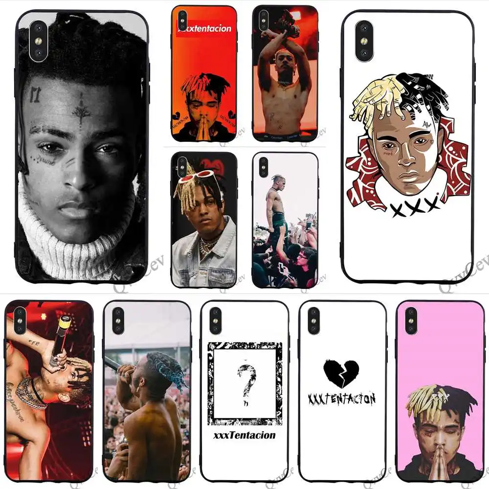 

Protective RAP MCing XXXTentacion Phone Cover for iPhone 7 Case Xs Max XR X 8 Plus 6 6S 5S 5 SE Cases Skin