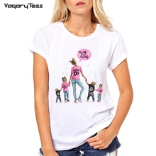 Одинаковая одежда для всей семьи футболка для мамы, дочки и сына топы для маленьких мальчиков и девочек, Повседневная футболка «супер мама»