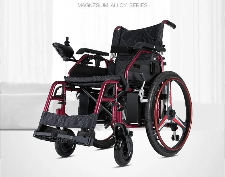 2017 New product folding lightweight electric font b wheelchair b font for font b disabled b