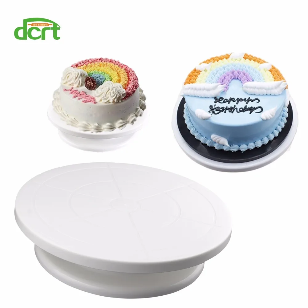 DCRT пластиковый торт проигрыватель нескользящий торт вращающийся стол торт украшения инструменты DIY торт стенд поворотные пластины инструменты для выпечки Инструменты