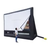 5.4m 16:9 outdoor inflatable movie screen with removable screen cloth Portable air projector screen cinema projection screen 5