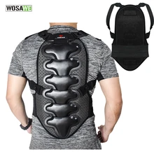 WOSAWE Задняя опора с двойными накладками PE Shell спортивный жилет защита Велосипедное оборудование для мотокросса горные Hombre защитное снаряжение