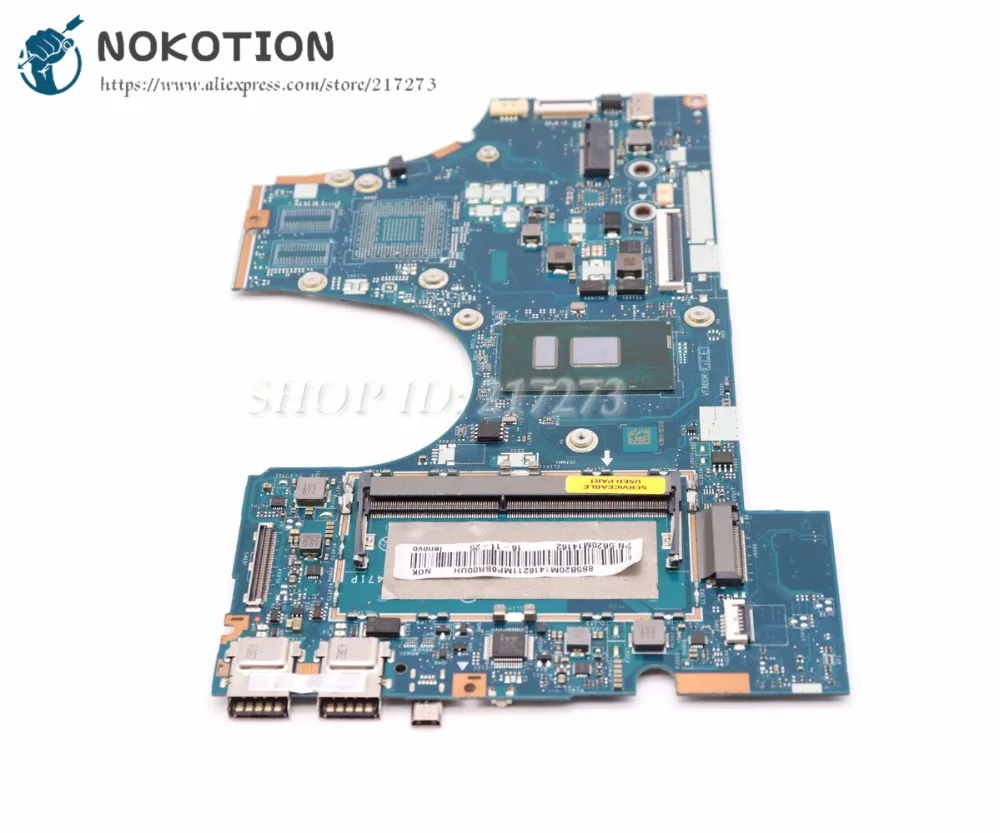 NOKOTION BIUY2 Y3 LA-D471P основная плата для lenovo ideapad 710-14ISK Материнская плата ноутбука 14 дюймов SR2ZU I5-7200U Процессор