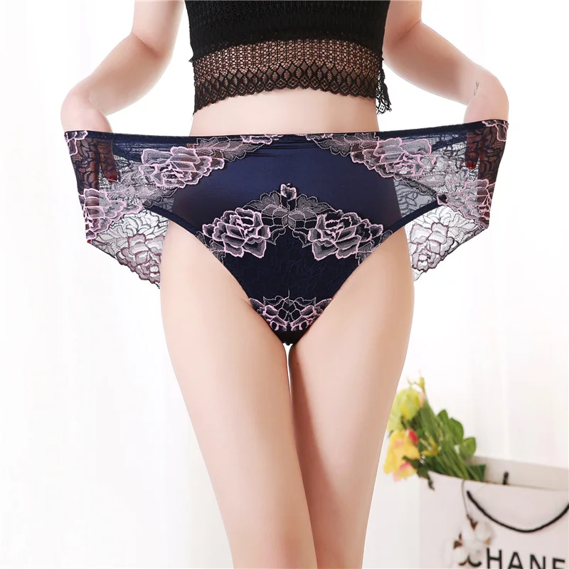 6XL высококачественные женские сексуальные кружевные трусики роскошное