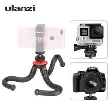 Ulanzi Mini Flexible Octopus Mobile Tripod With Phone Holder Adapter for iPhone X Smartphone DSLR Camera