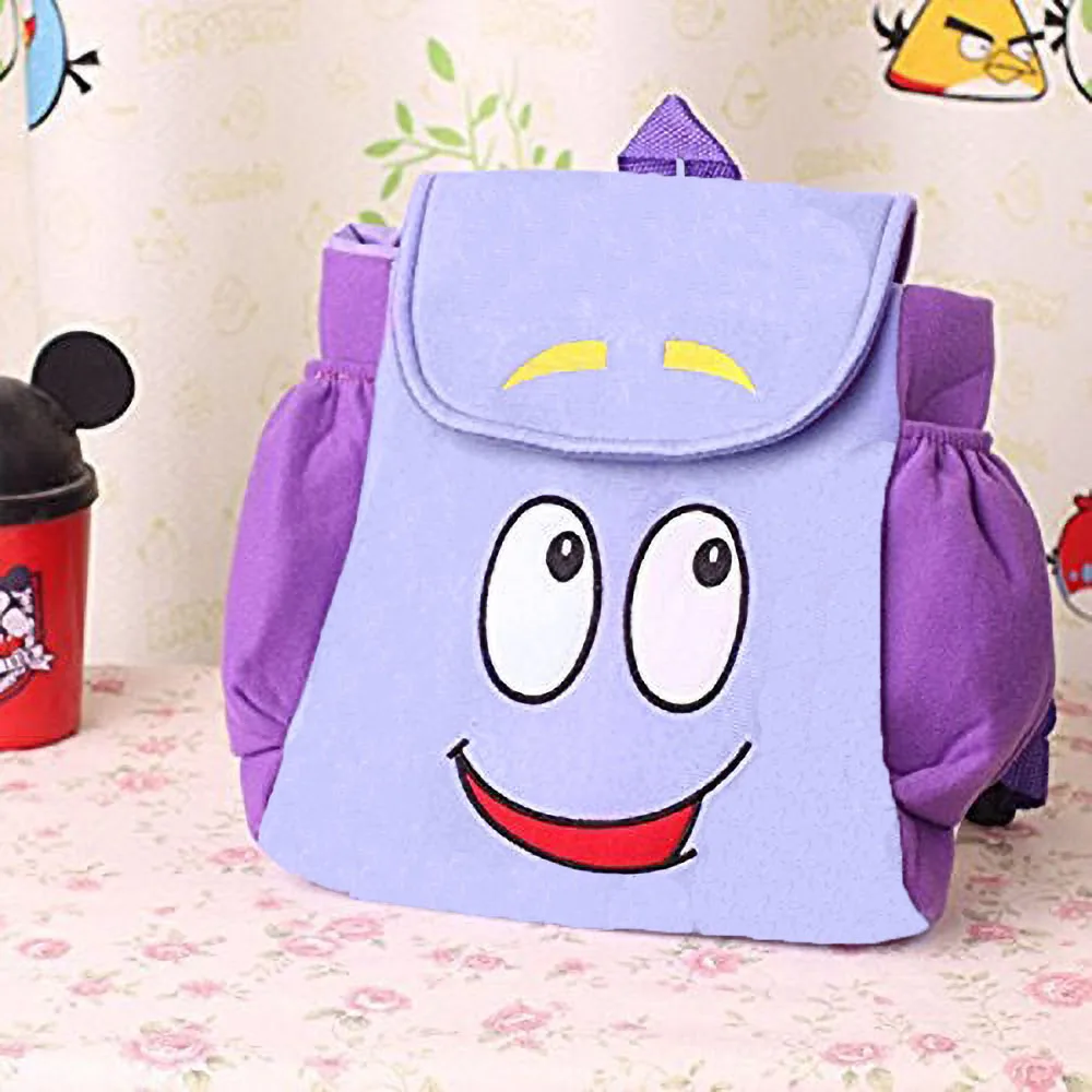 Dora Explorer Backpack Rescue Bag with Map Pre-Kindergarten Toys Purple Christmas gifts dora explorer backpack