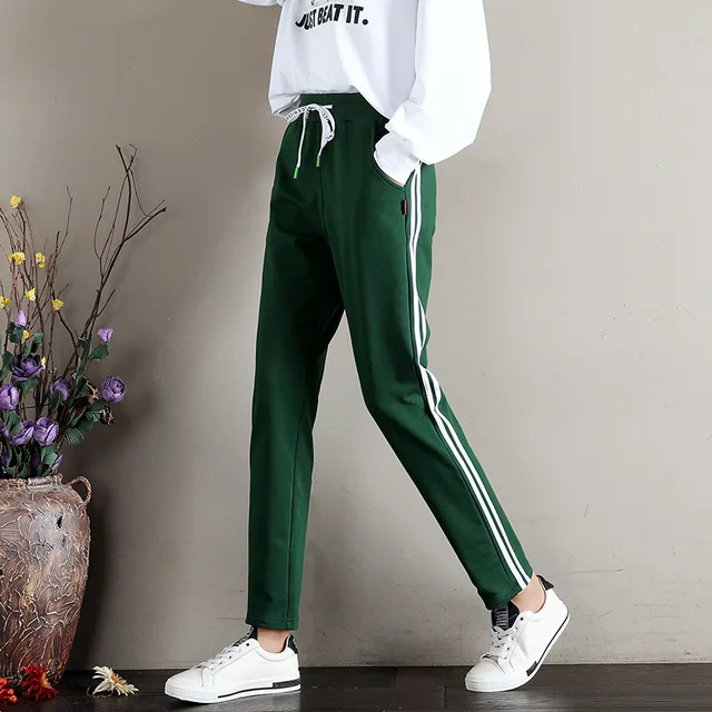 A FAN LANG Women Autumn Korean Fashion Sports Pants Sweat Pants Harem ...