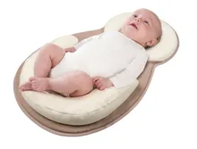Comfortable Baby Pillow Infant Toddler Sleep Position Pillow Baby Sleeping Anti Roll Cushion Pillow Rollover Prevention Mattress