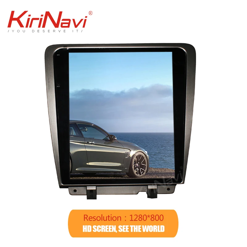 KiriNavi вертикальный экран Tesla стиль Android 8,1 12," Автомагнитола для Ford Mustang Авто gps навигация автомобильный dvd-плеер 2010
