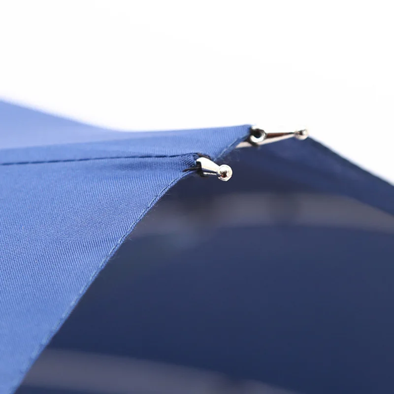 Creative Two-pole Couple Umbrella Pure Color Semi-automatic Fashion Men and Women Business Umbrella Double Conjoined Umbrella