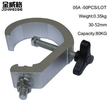 

Free Shipping 50pcs/Lot 30-52mm Stage Light 80kg LED Par Light Clamp Aluminium Material Dj Hook H05A