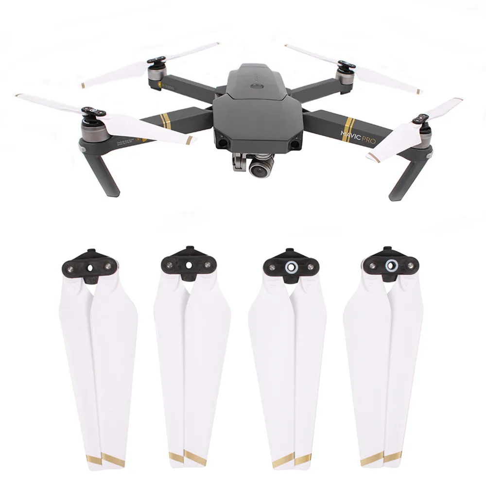 HIPERDEAL 2 пары/4 шт DJI Mavic Pro Platinum 8330 малошумные быстросъемные пропеллеры для Mavic Pro Аксессуары 3 цвета# M