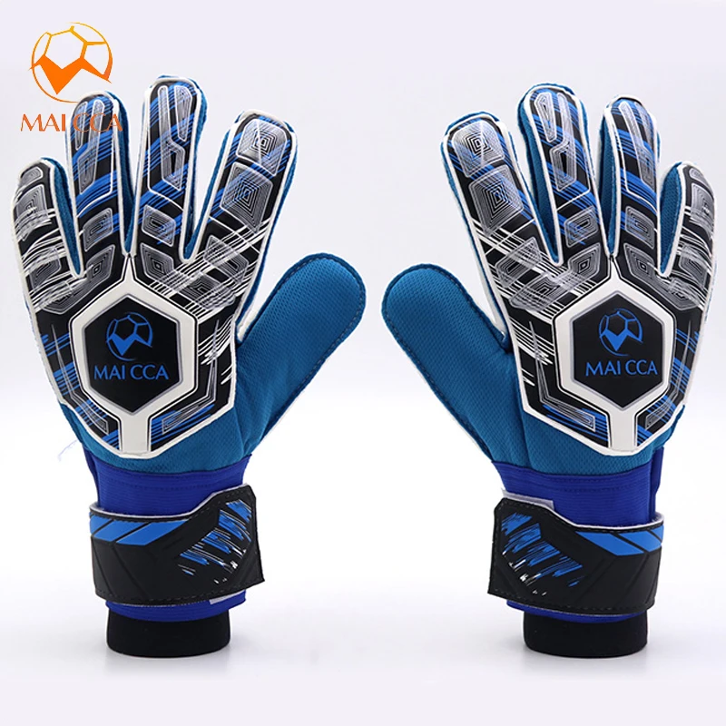 junior goalkeeper gloves with finger spines