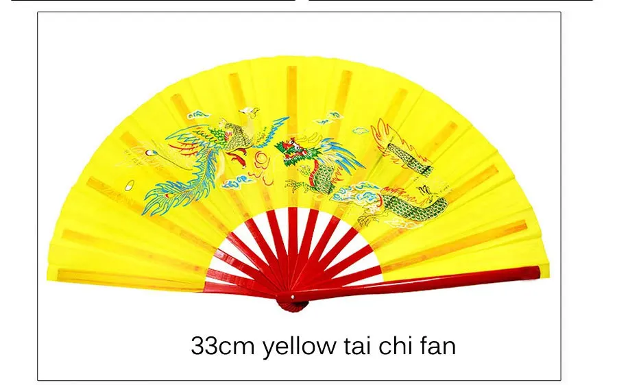 33 см bamboo tai chi fan левая рука и правая рука, китайский кунг-фу вентилятор \ боевое искусство вентилятор, использование фитнеса или группового представления