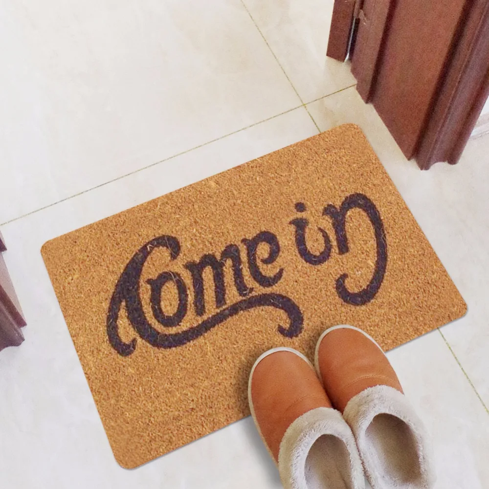 

CAMMITEVER Come In Rug Carpet Entrance Door Mat Antiskid Mats Rectangle Floor Carpets Doormat for Home Decor